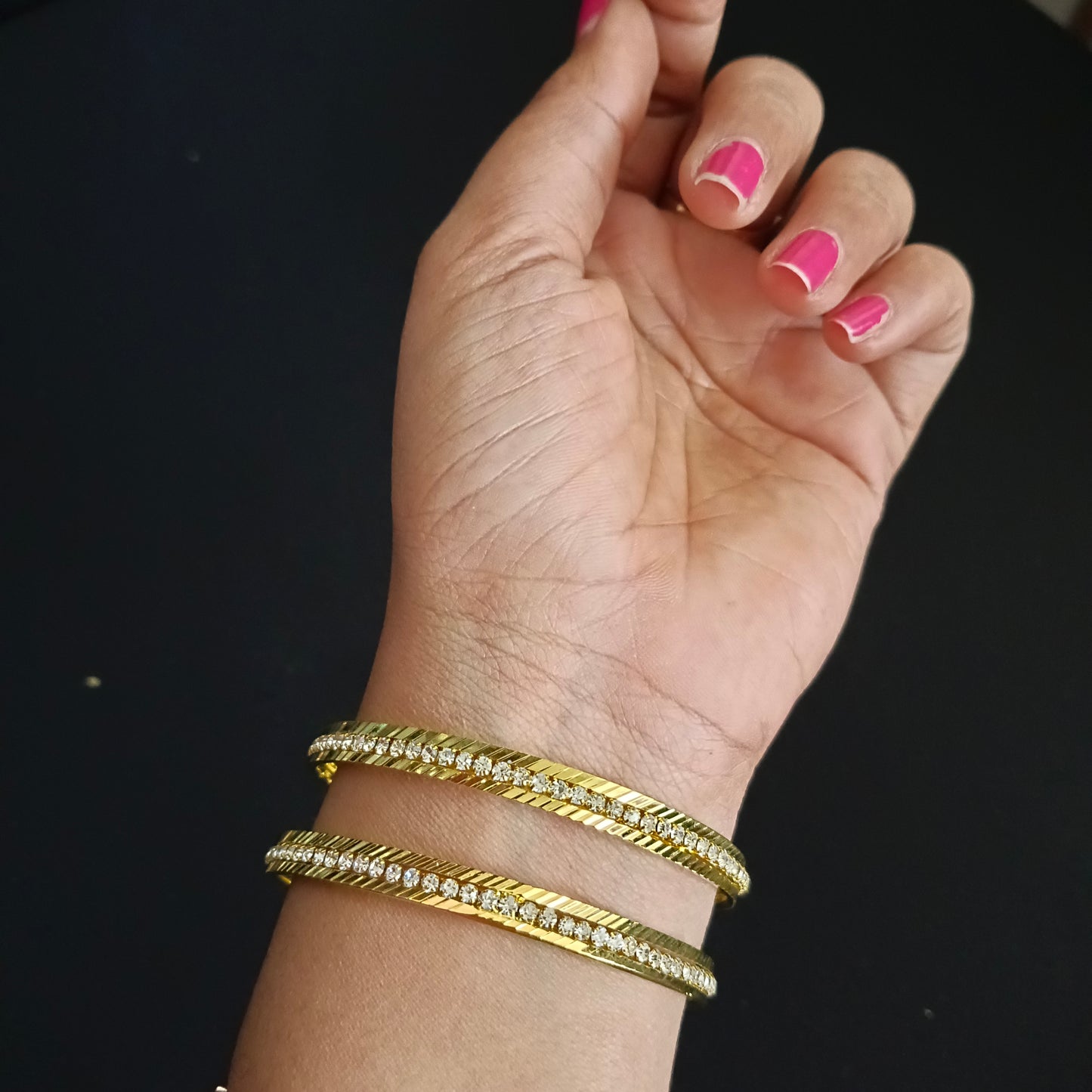 Dreamy Gold Plated Bangles Set