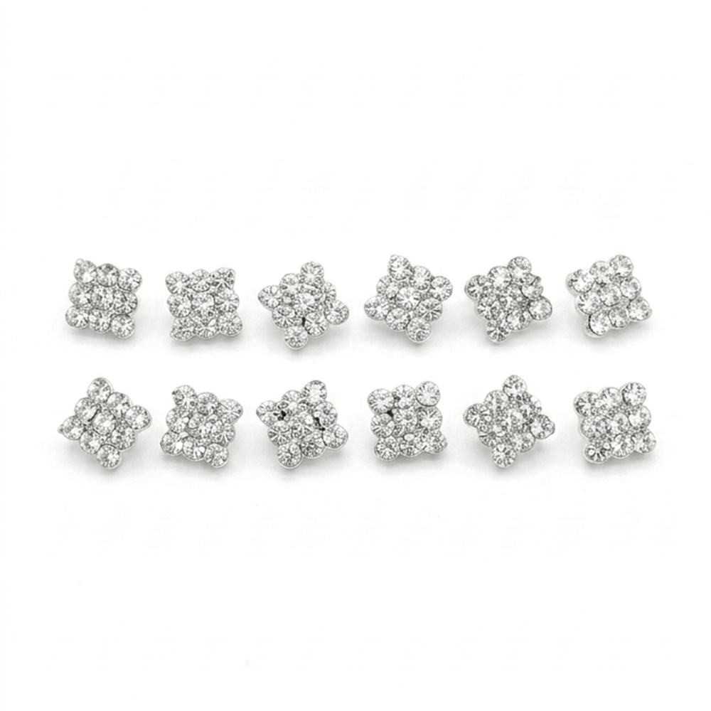 The99Jewel Shiny Austrian Stone Set of 6 Studs Earrings