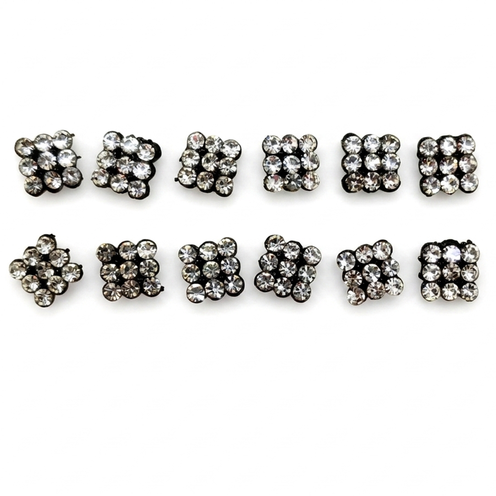 The99Jewel Shiny Austrian Stone Set of 6 Studs Earrings