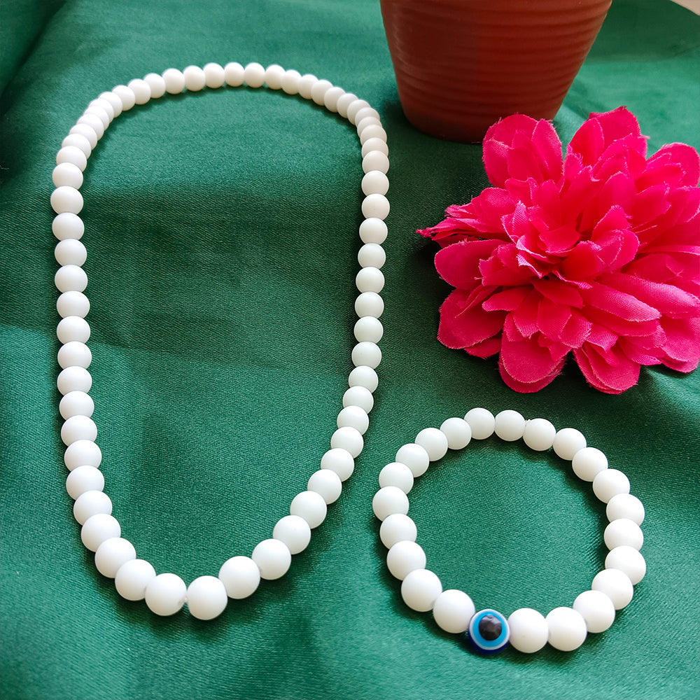 The99Jewel Handcrafted Mala & Bracelet Jewellery Combo for Men