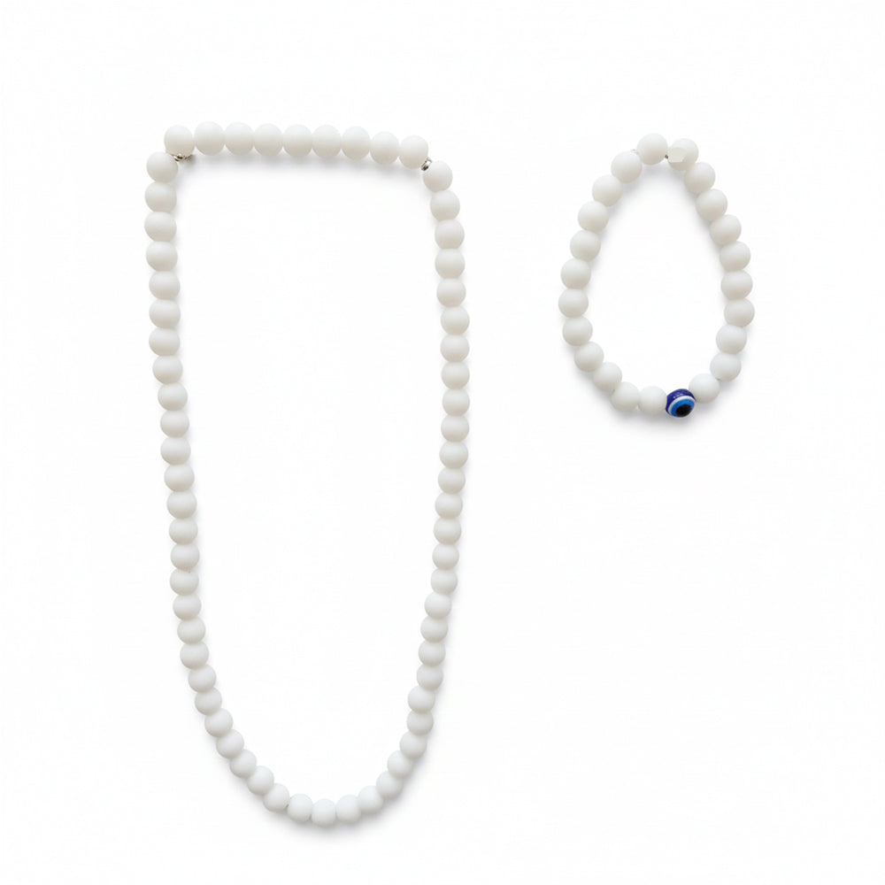 The99Jewel Handcrafted Mala & Bracelet Jewellery Combo for Men