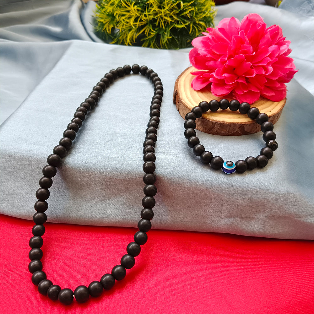 The99Jewel Handcrafted Mala & Bracelet Jewellery Combo for Men