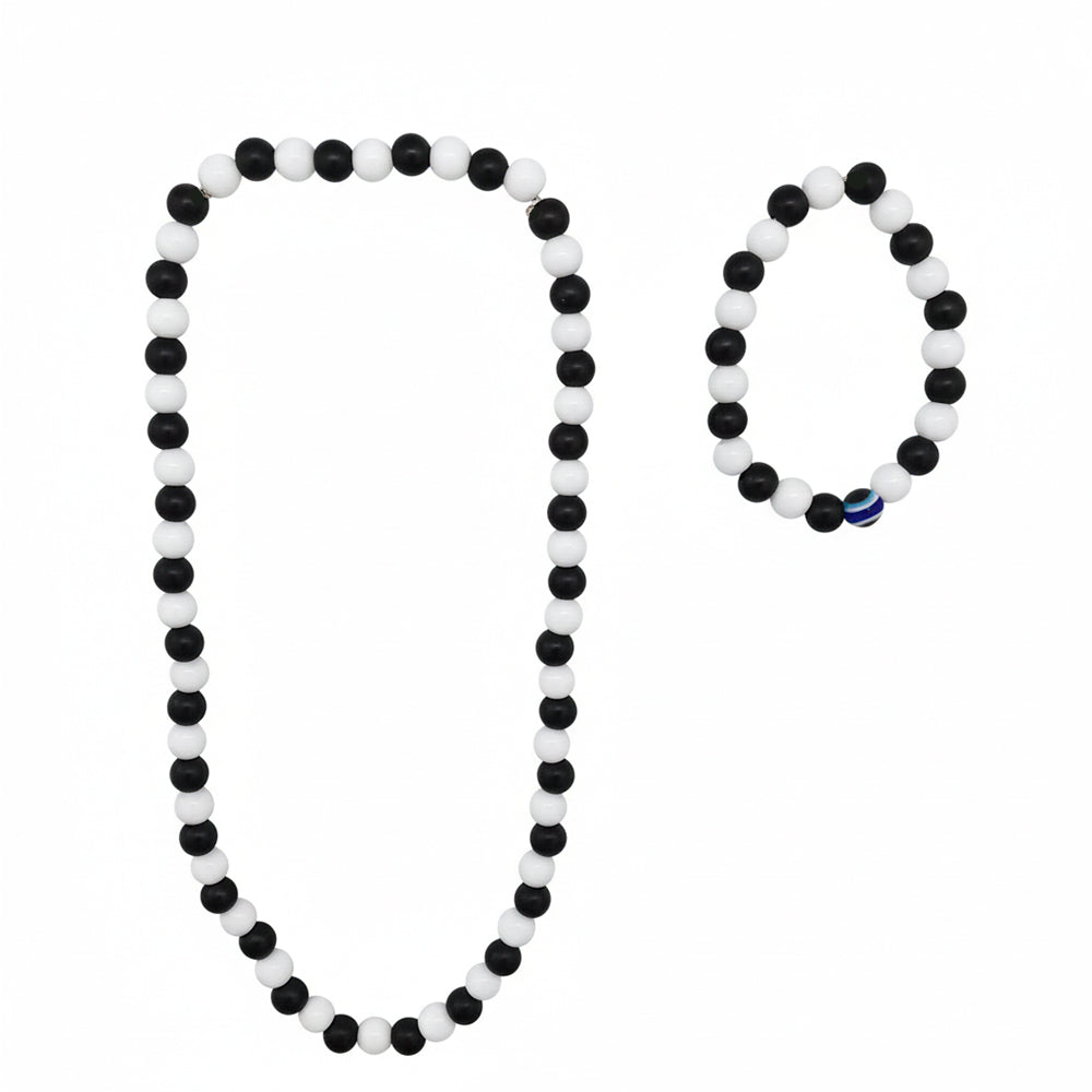The99Jewel Handcrafted Mala & Bracelet Jewellery Combo for Men