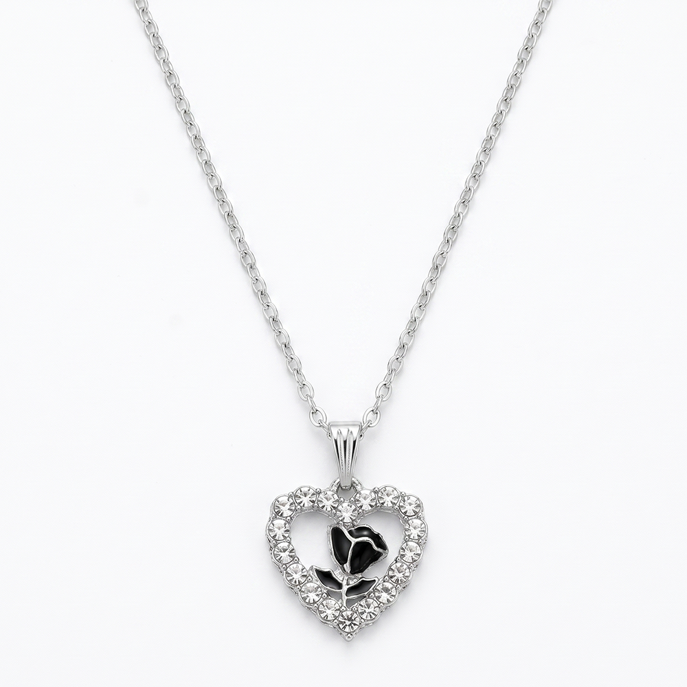 The99Jewel Silver Plated Chain Pendant Earrings Rings And Bracelet Jewellery Combo Set