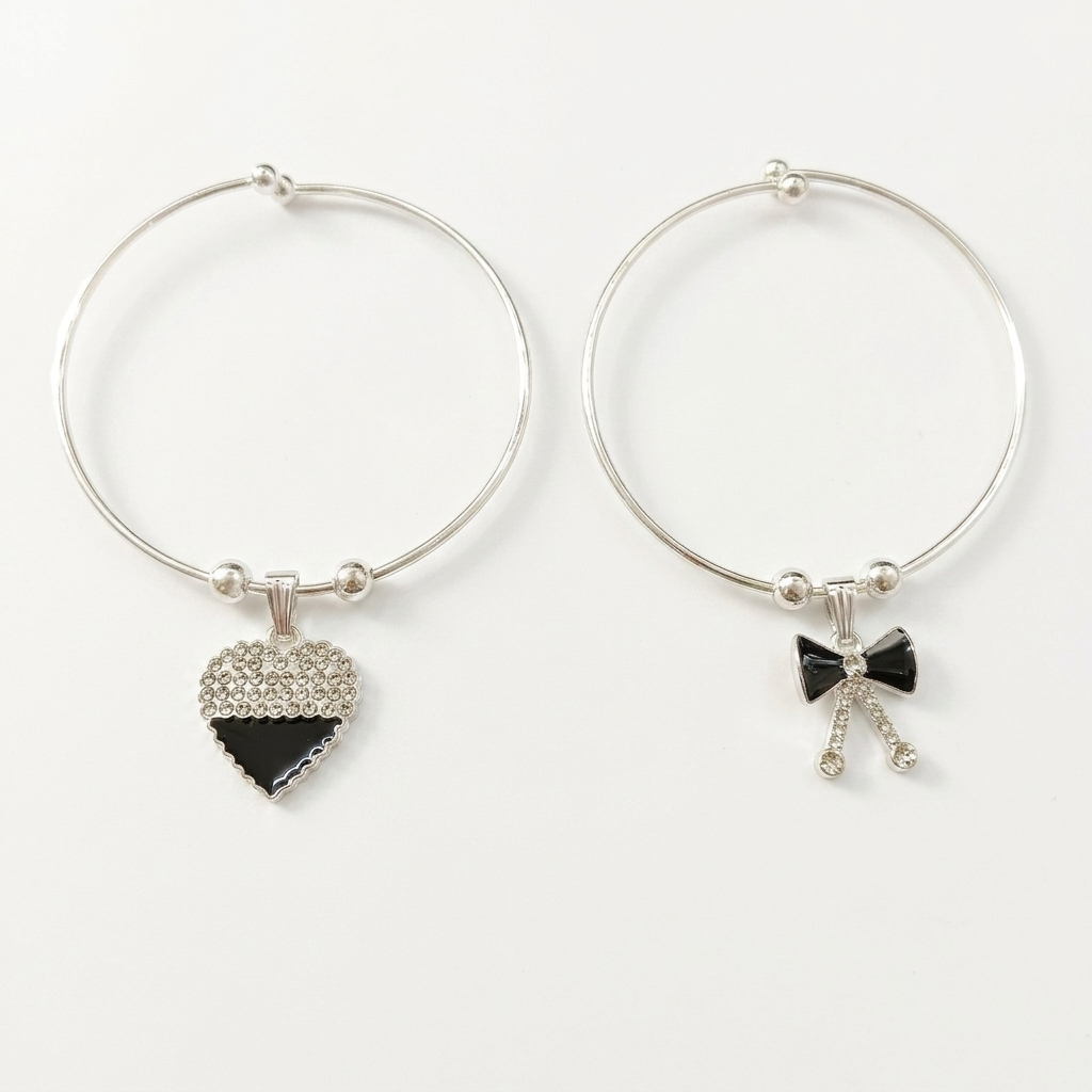 The99Jewel Silver Plated Elegant Austrian Stone Openable Bracelet For Women & Girls