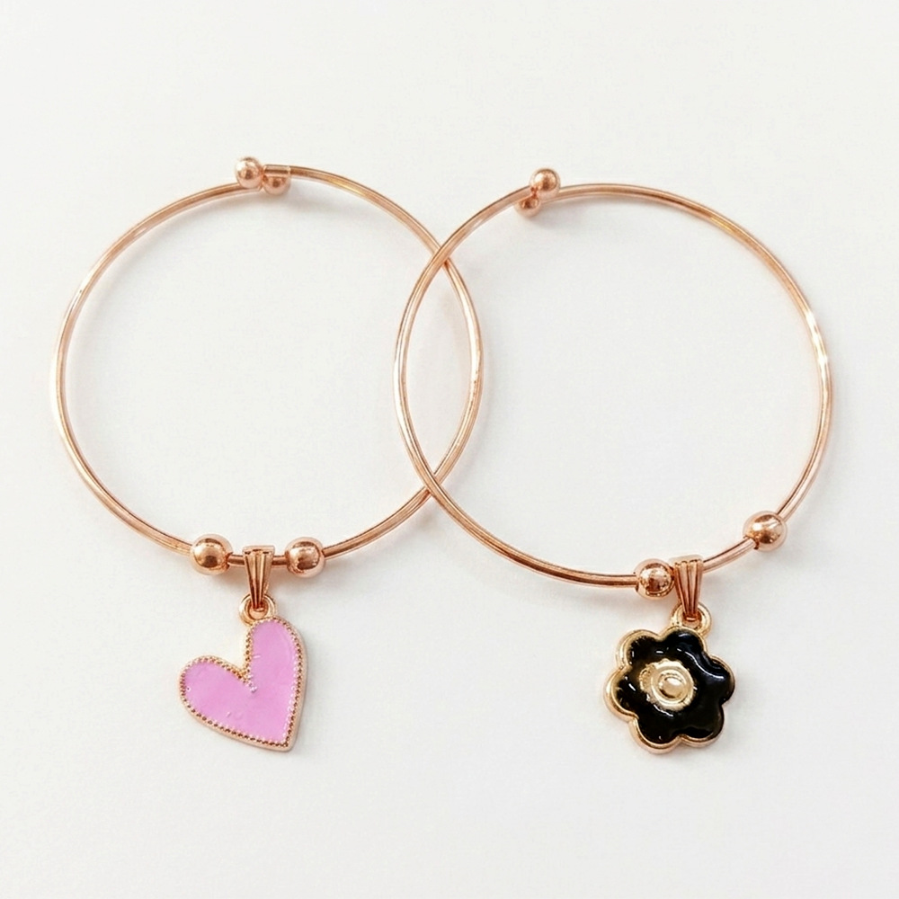 The99Jewel Silver Plated Cute Charms Meenakari Openable Bracelet For Women & Girls (Assorted Desing)