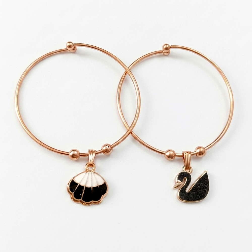 The99Jewel Rose Gold Plated Elegant Meenakari Openable Bracelet For Women & Girls