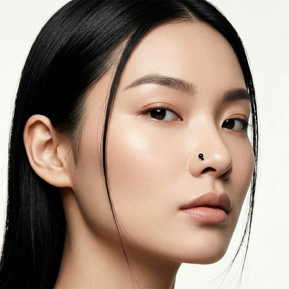 The99Jewel Multicolor Crystal Nose Stud Set for Women ( 40 Nose Stud )