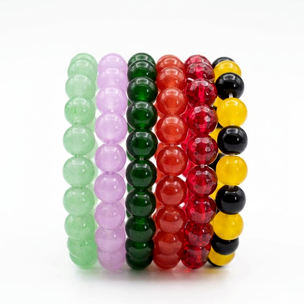 The99Jewel Multicolor Beaded Bracelet Combo for Women | Fashion Jewelry Set