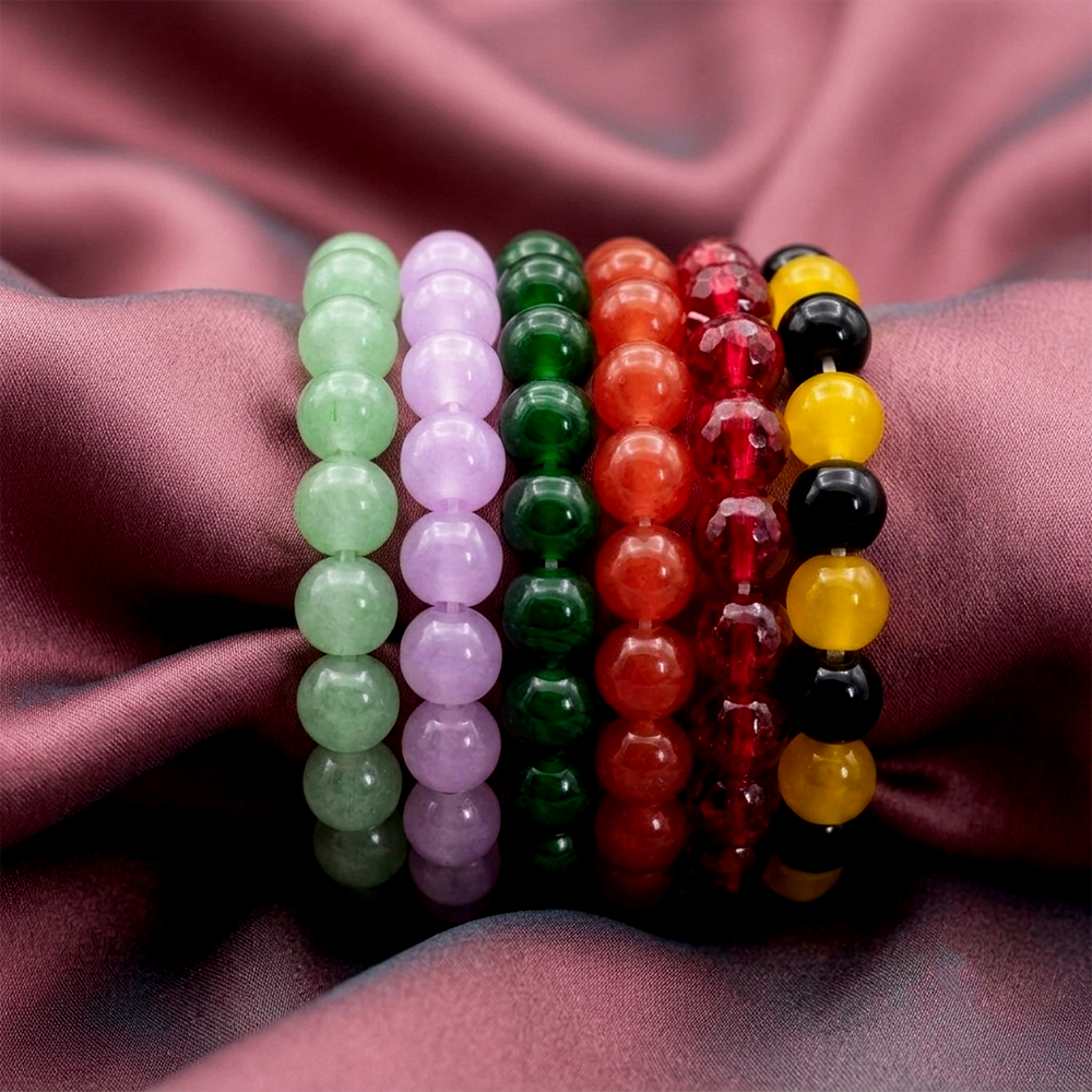 The99Jewel Multicolor Beaded Bracelet Combo for Women | Fashion Jewelry Set