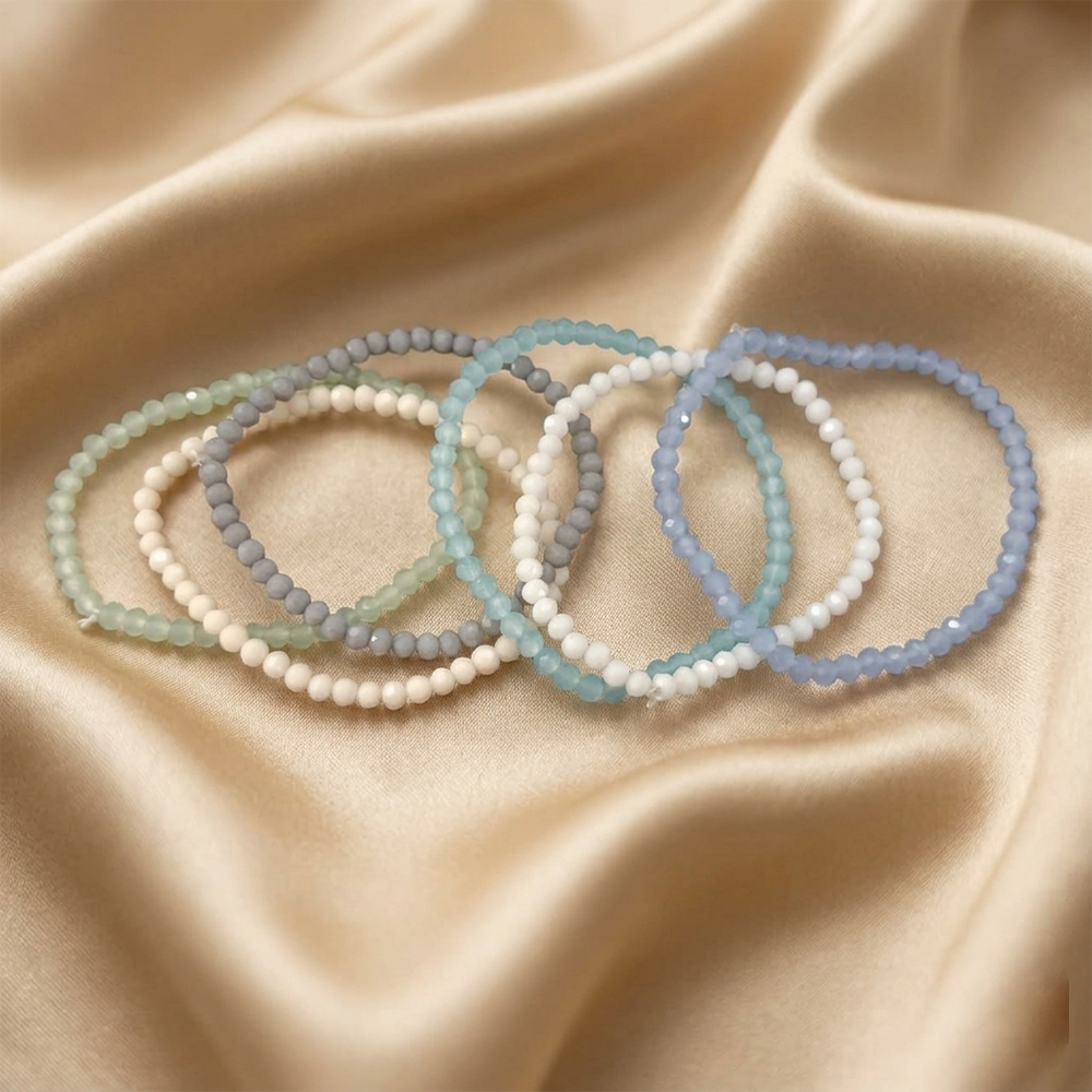 The99Jewel Colour Full Fashion Bracelet Combo Set of 6 for Women