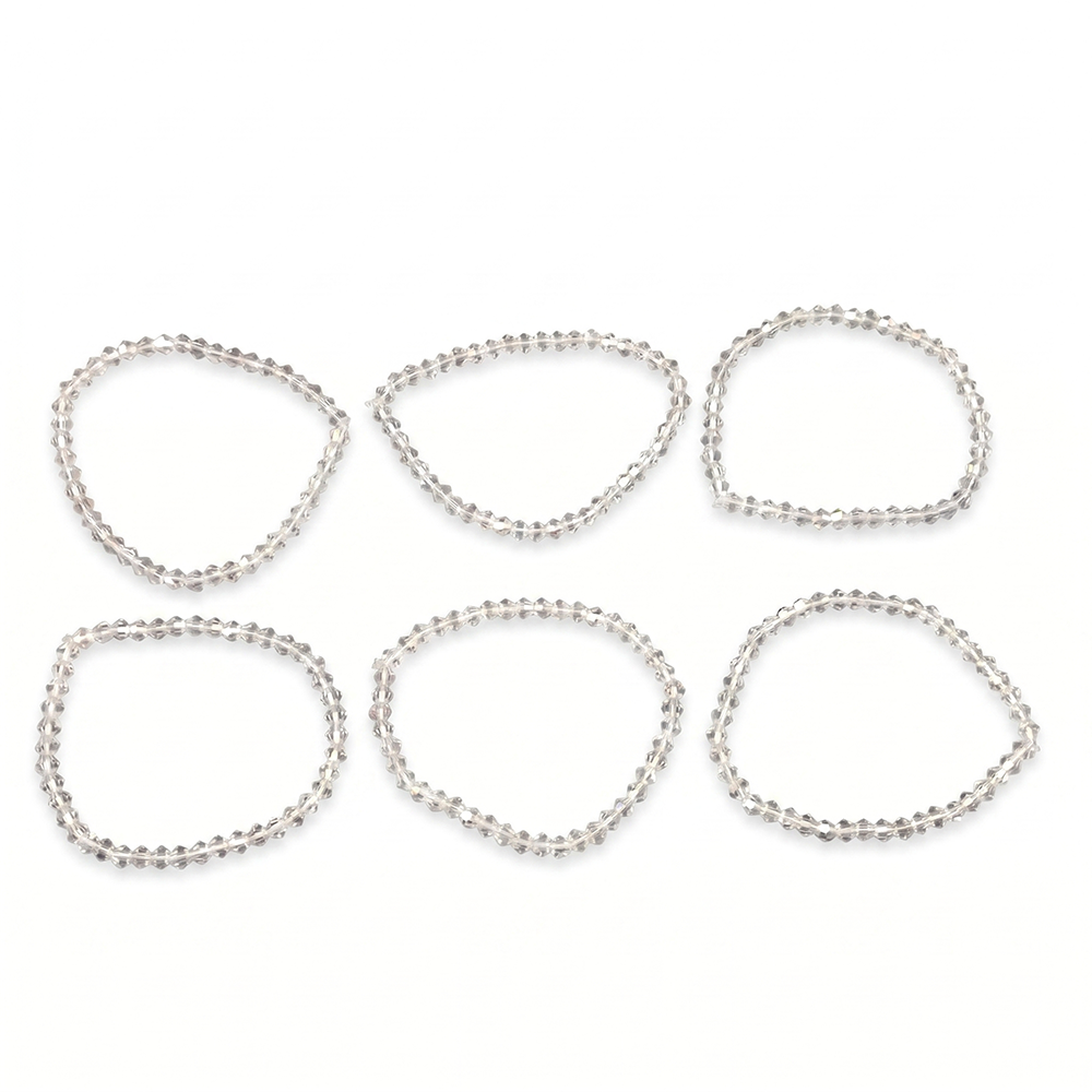 The99Jewel White Fashion Bracelet Combo Set of 6 for Women