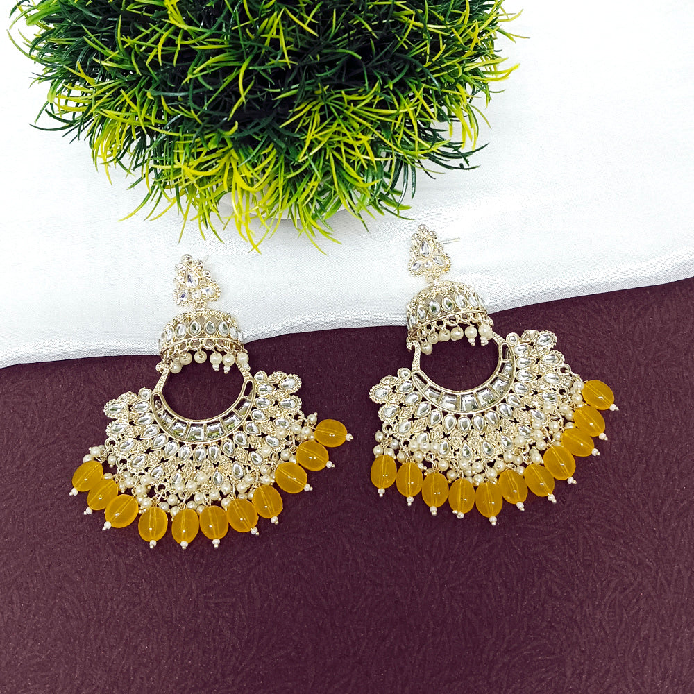 The99Jewel Traditional Dangler Earrings for Women | Elegant Ethnic Long Hanging Earrings for Wedding, Party and Festive Wear