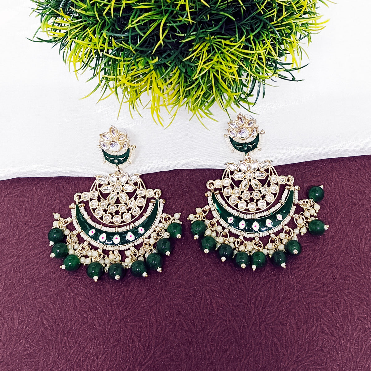 The99Jewel Indian Traditional Jhumki Earrings for Women | Beautiful Ethnic Jewellery for Wedding Ceremonies and Special Occasions