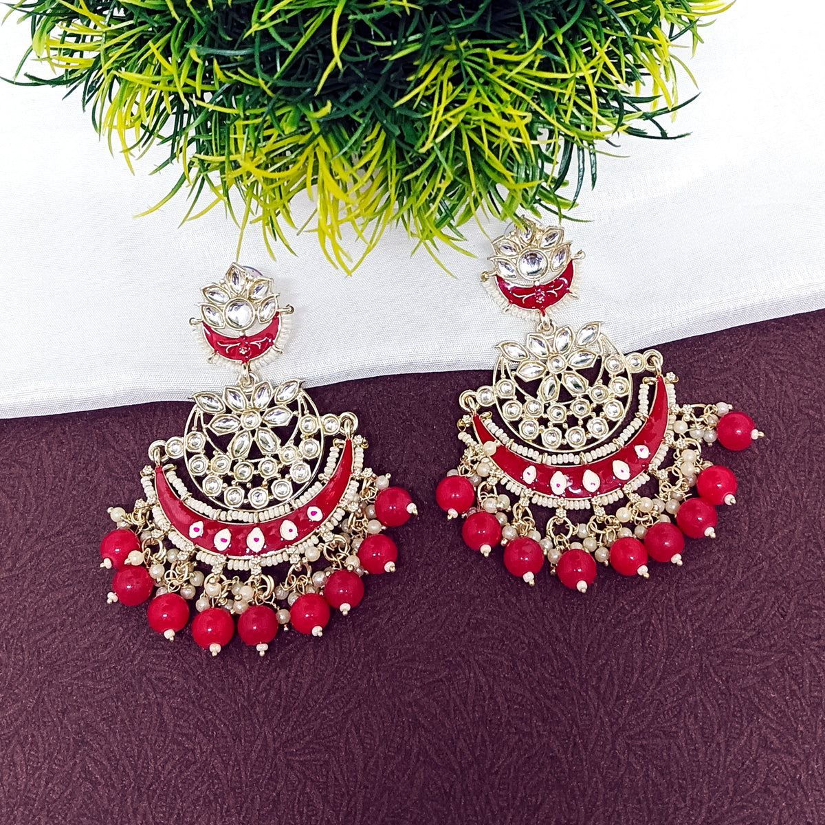 The99Jewel Indian Traditional Jhumki Earrings for Women | Beautiful Ethnic Jewellery for Wedding Ceremonies and Special Occasions