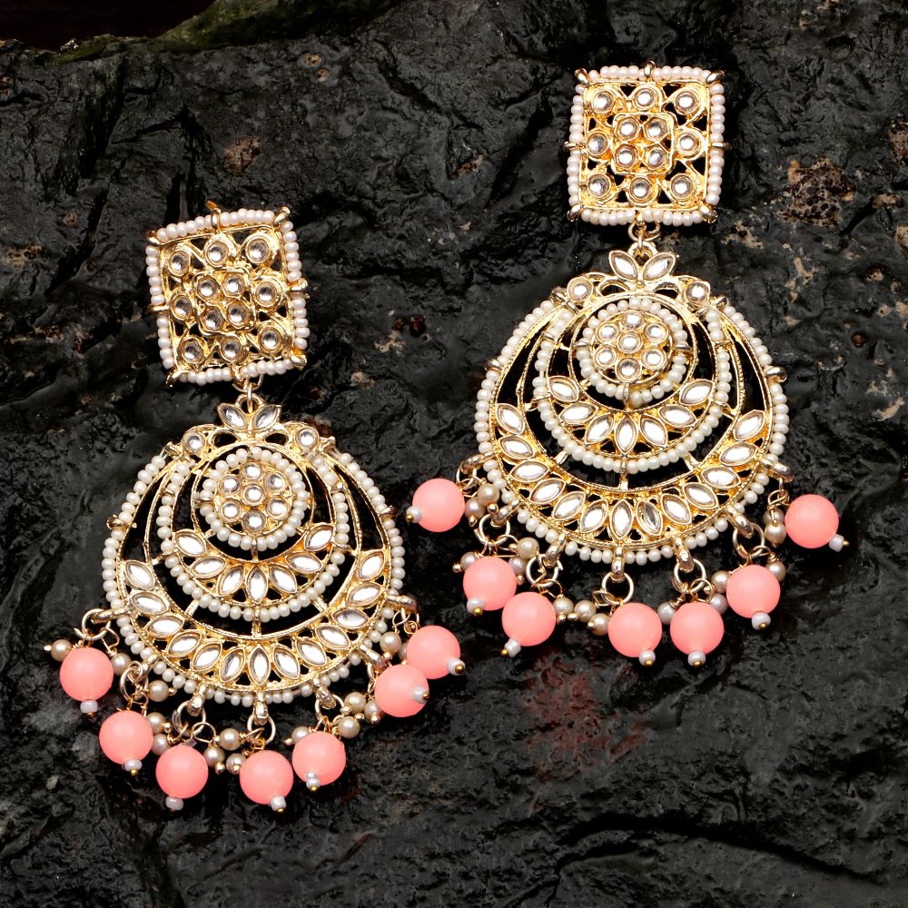 The99Jewel Classic Indian Traditional Dangler Earrings for Women | Stylish Ethnic Jewellery for Sarees, Salwar Suits and Lehengas
