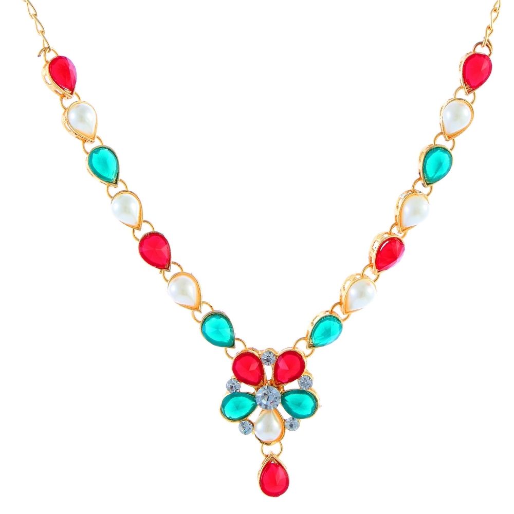 The99Jewel Sparkling Pota Stone Beads Necklace Set