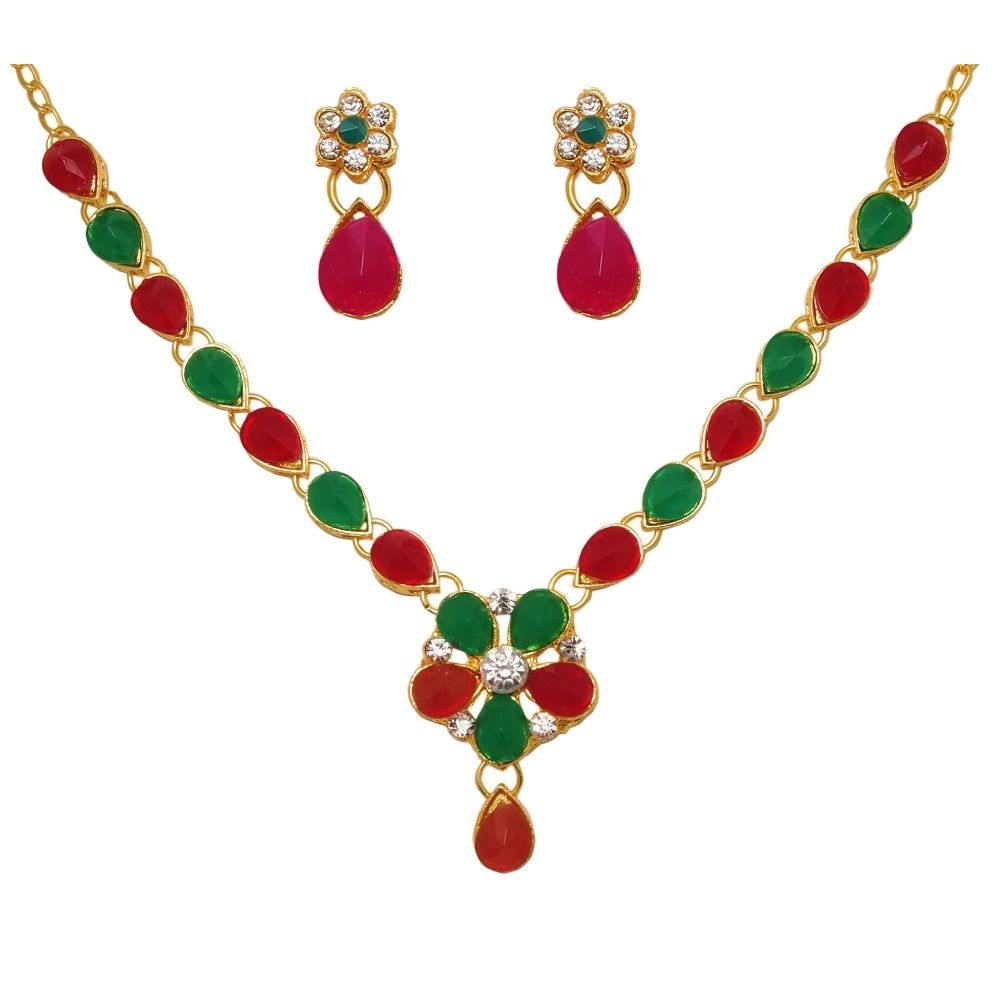 The99Jewel Sparkling Pota Stone Beads Necklace Set