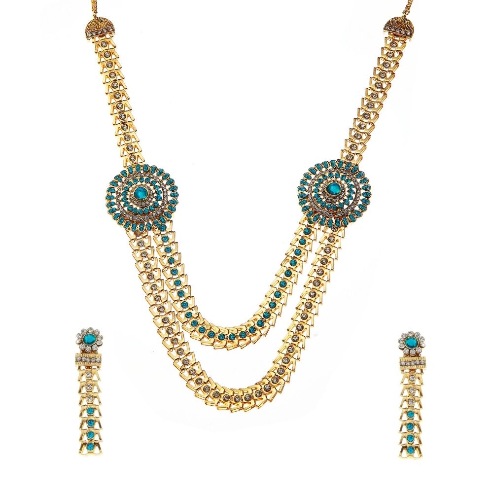 The99Jewel Exclusive Austrian Stone Necklace Set Stylish Jewelry for Women