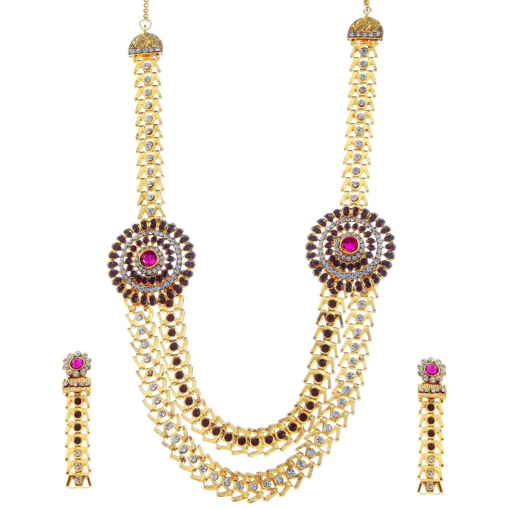 The99Jewel Exclusive Austrian Stone Necklace Set Stylish Jewelry for Women