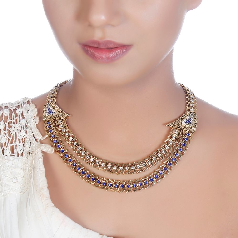 The99Jewel Exclusive Austrian Stone Necklace Set Stylish Jewelry for Women