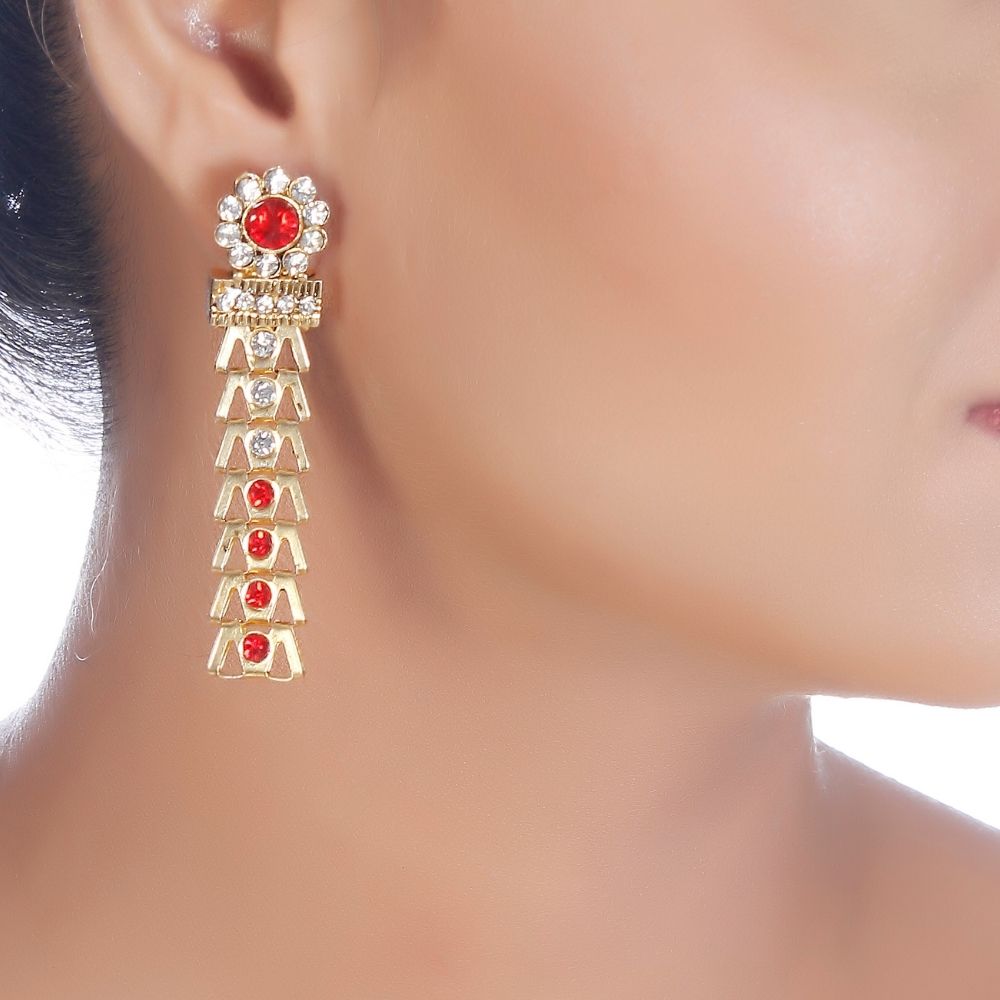 The99Jewel Sparkling Austrian Stone Long Necklace Set