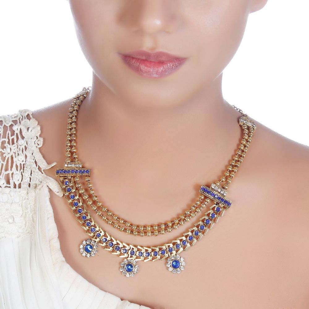 The99Jewel Exclusive Austrian Stone Necklace Set Stylish Jewelry for Women