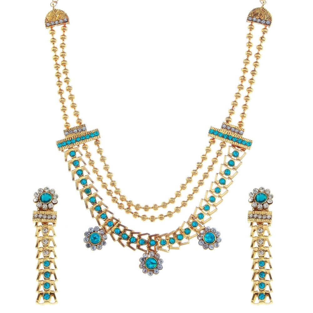 The99Jewel Exclusive Austrian Stone Necklace Set Stylish Jewelry for Women