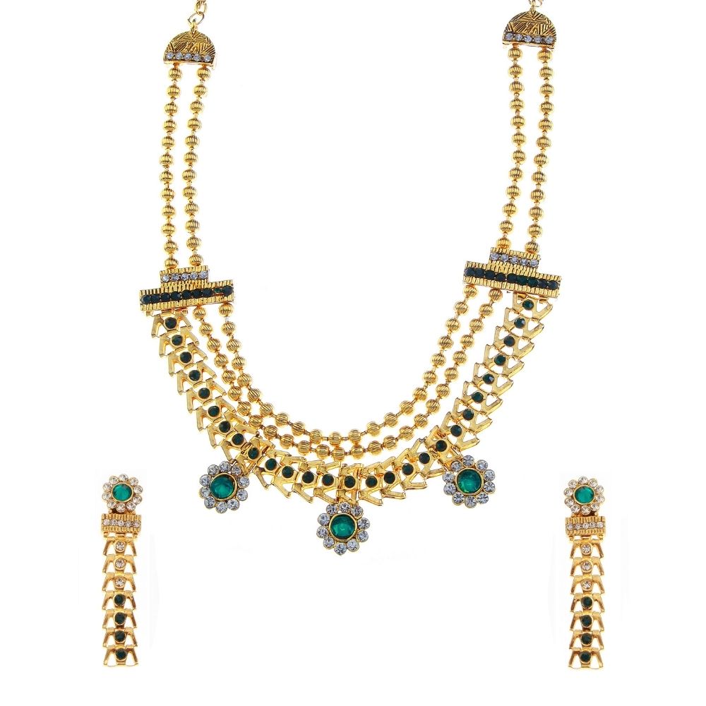 The99Jewel Exclusive Austrian Stone Necklace Set Stylish Jewelry for Women