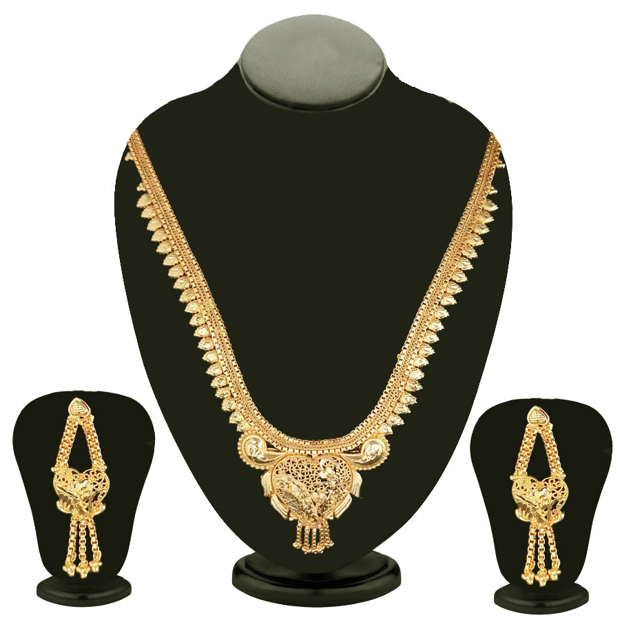 The99Jewel Gold Look FormingTraditional Necklace Set  Elegant Jewelry for Women (Assorted Design )