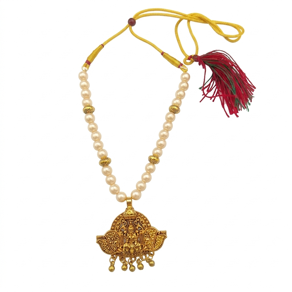 The99Jewel Gold Plated Assorted Design Pearl Necklace Set (Any Design)