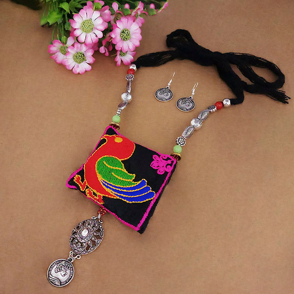 The99Jewel Handmade Embroidery Necklace