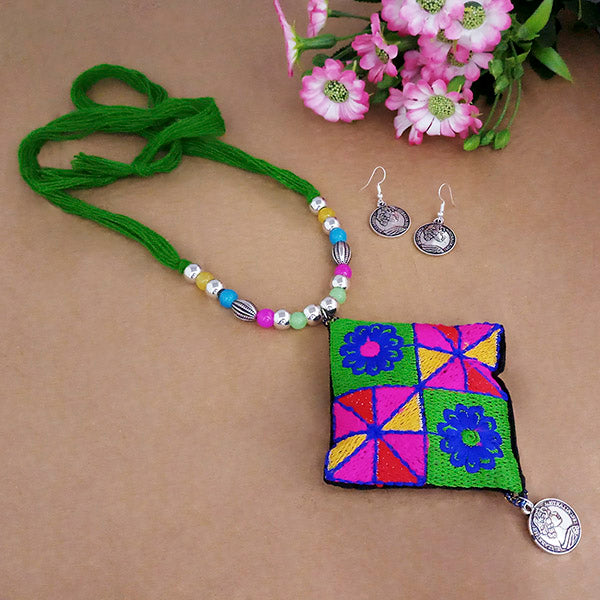 The99Jewel Handmade Embroidery Necklace