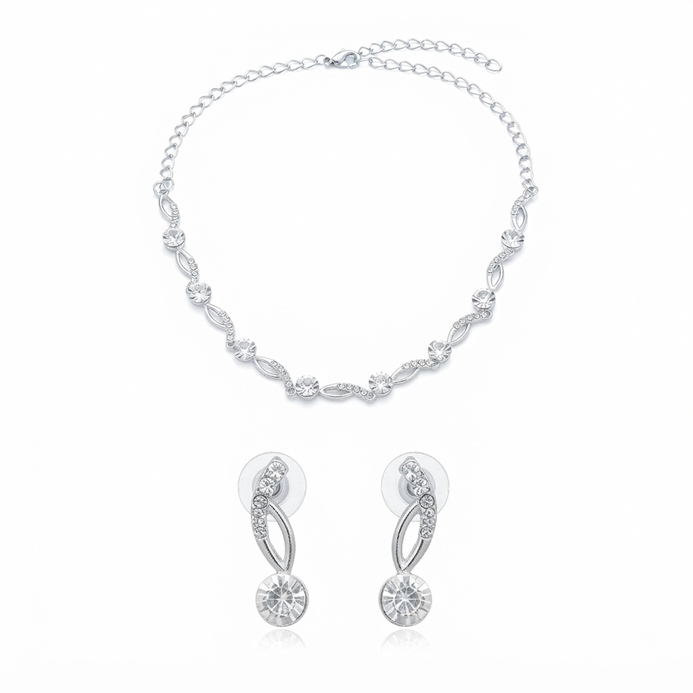 The99Jewel Premium Austrian Stone Necklace Set for Women