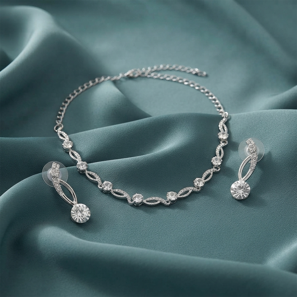 The99Jewel Premium Austrian Stone Necklace Set for Women