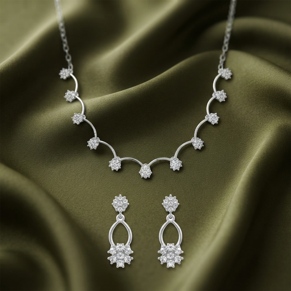 The99Jewel Premium Austrian Stone Necklace Set for Women