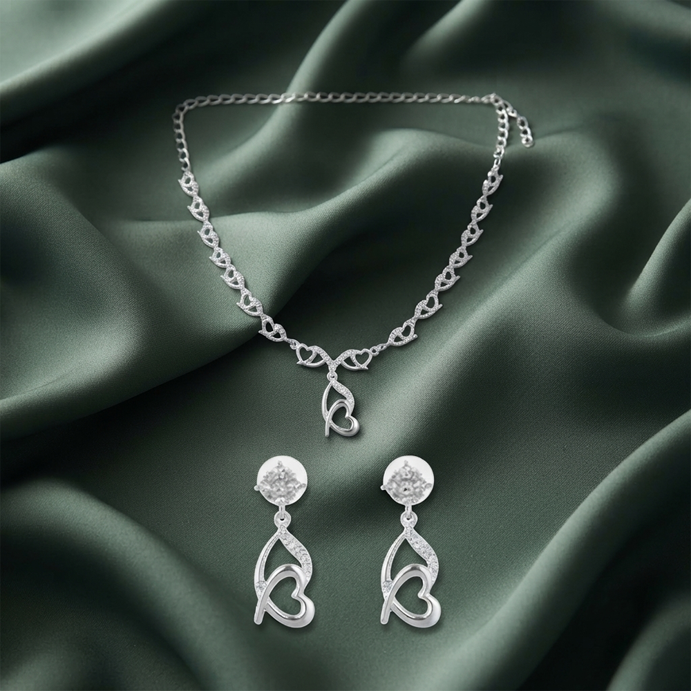 The99Jewel Elegant Austrian Stone Party Wear Necklace Set