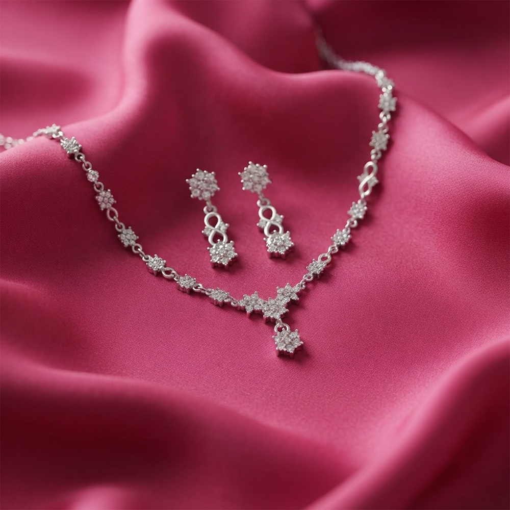 The99Jewel Premium Austrian Stone Necklace Set for Women