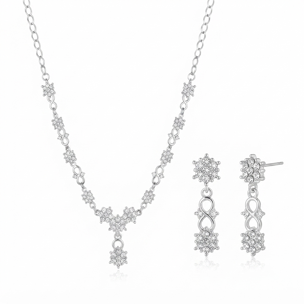 The99Jewel Premium Austrian Stone Necklace Set for Women