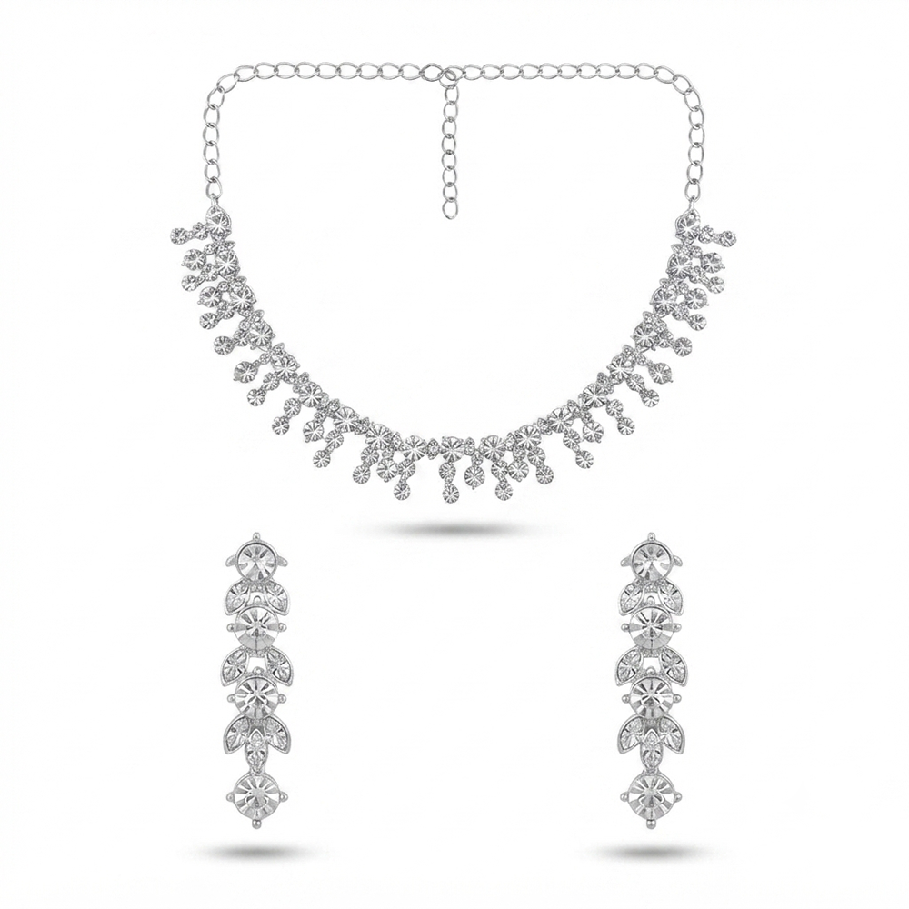 The99Jewel Glamorous Austrian Stone  Necklace Set