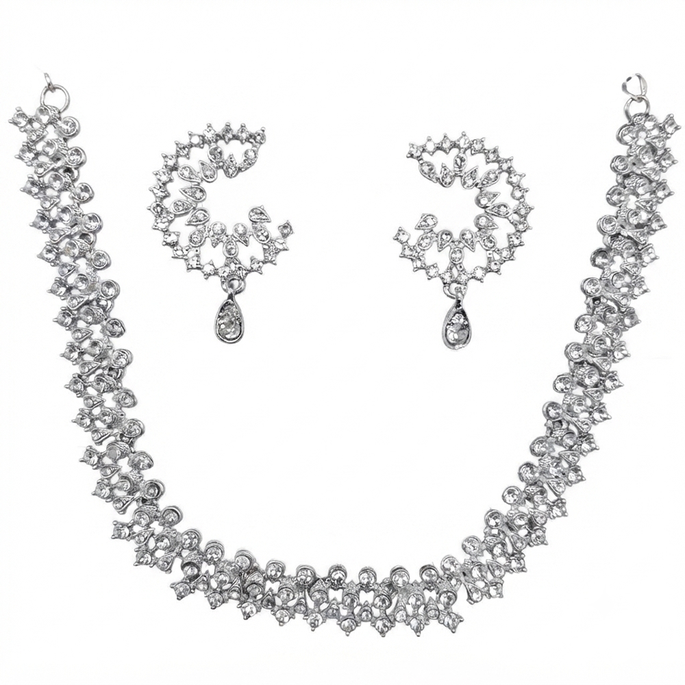 The99Jewel Glamorous Austrian Stone  Necklace Set