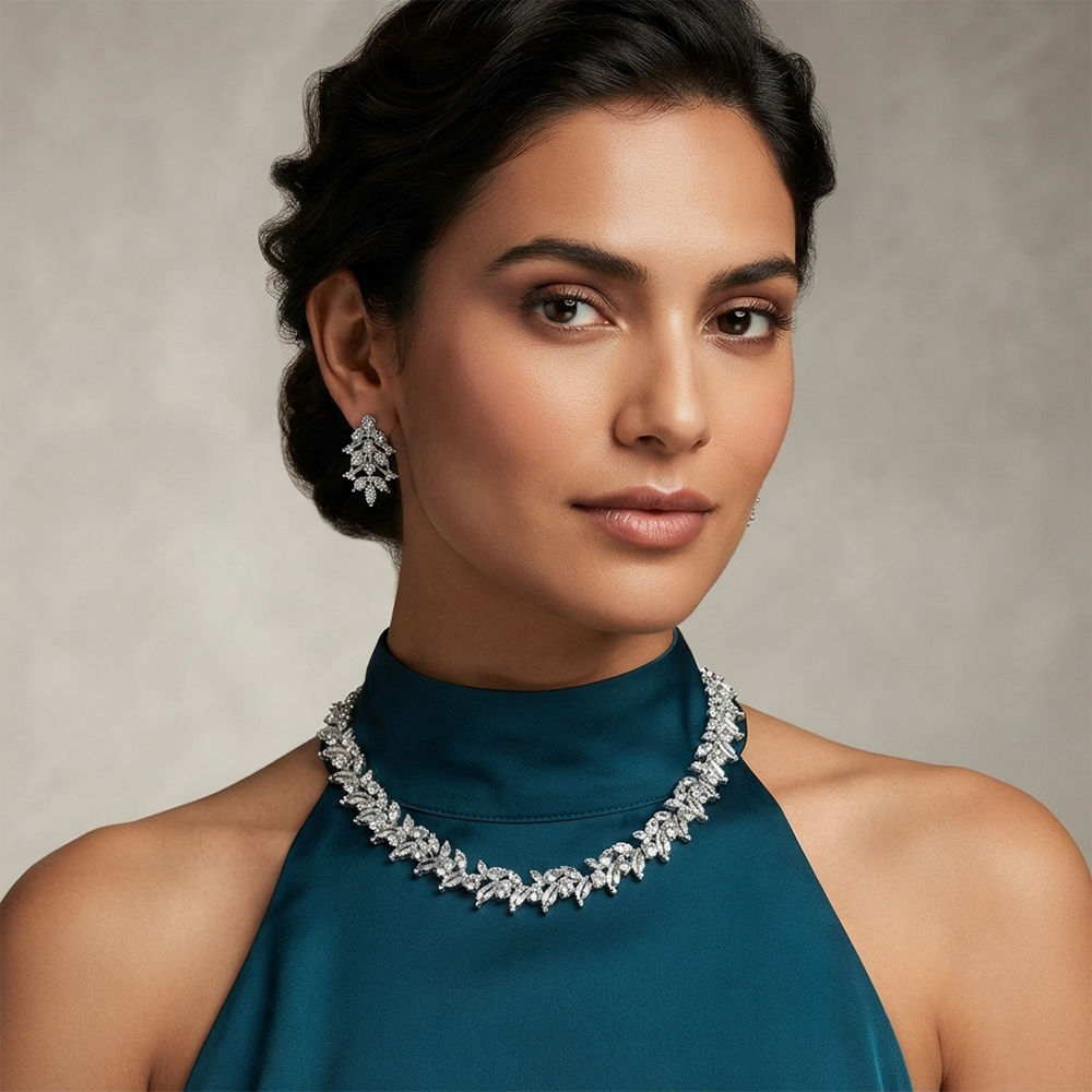 The99Jewel Radiant Austrian Stone Fashion Necklace Set