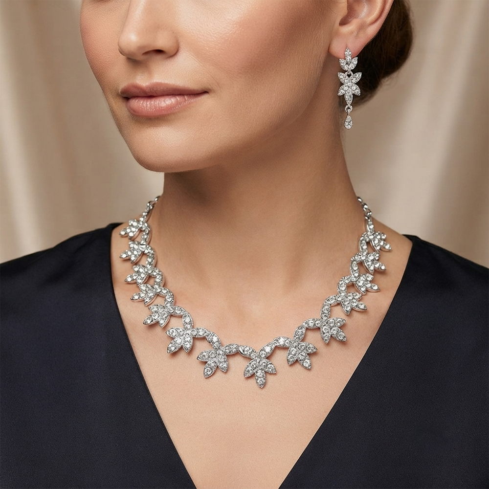 The99Jewel Radiant Austrian Stone Fashion Necklace Set