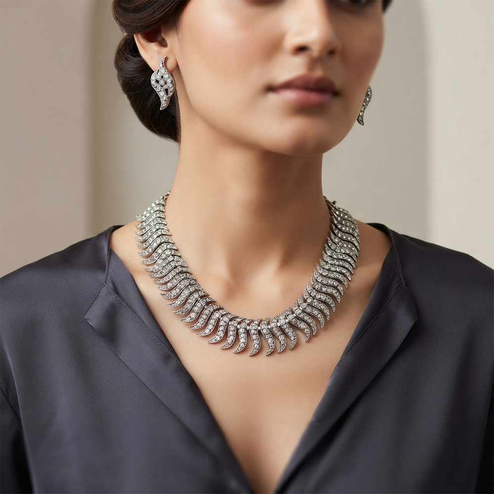 The99Jewel Radiant Austrian Stone Fashion Necklace Set