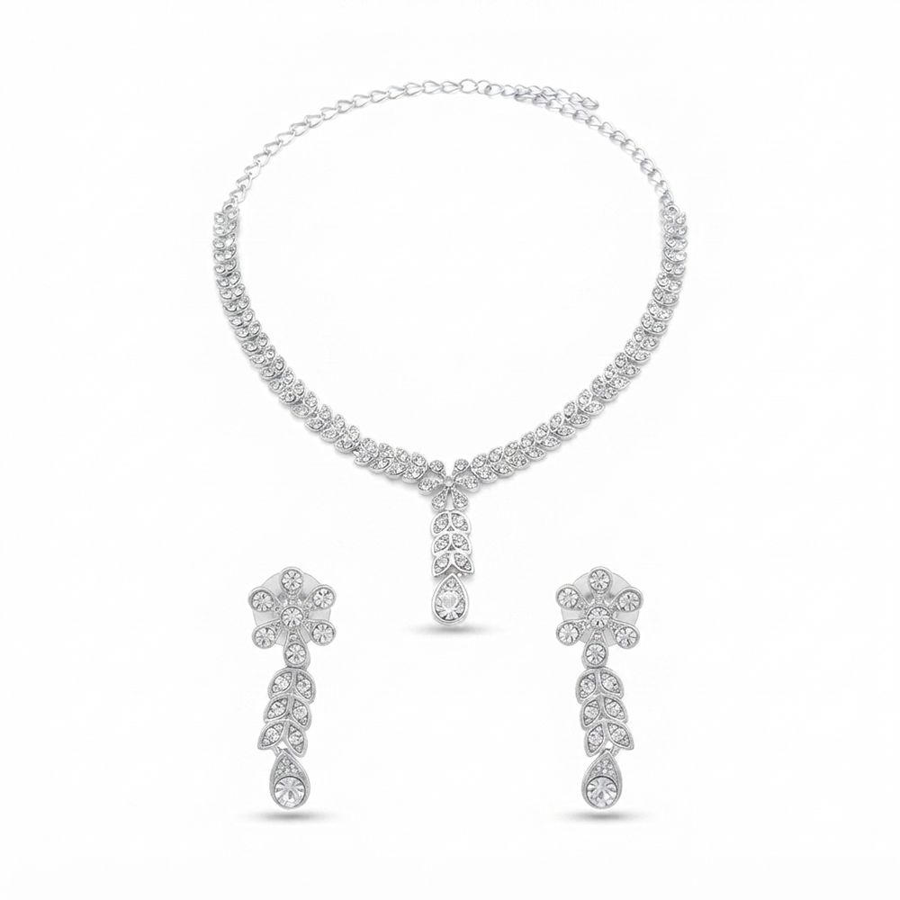 The99Jewel Festive Austrian Stone Statement Jewellery Set