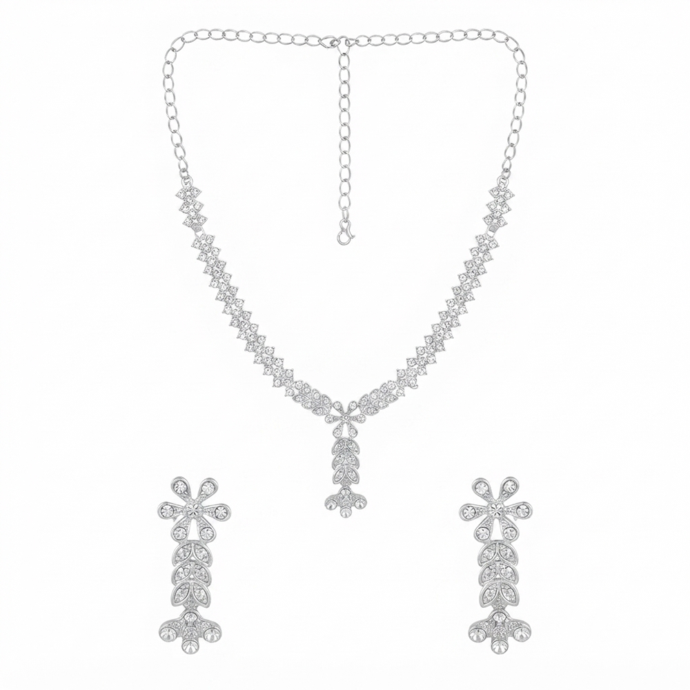 The99Jewel Festive Austrian Stone Statement Jewellery Set