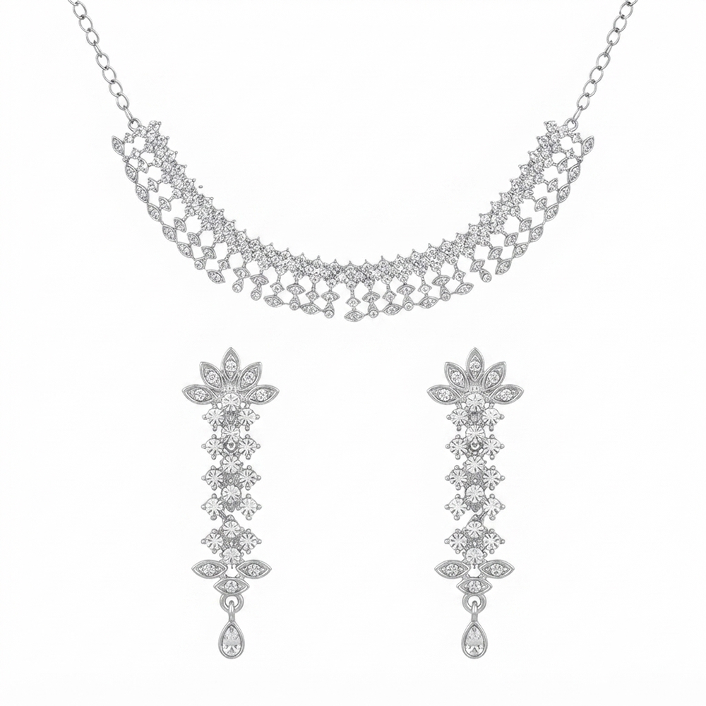 The99Jewel Festive Austrian Stone Statement Jewellery Set