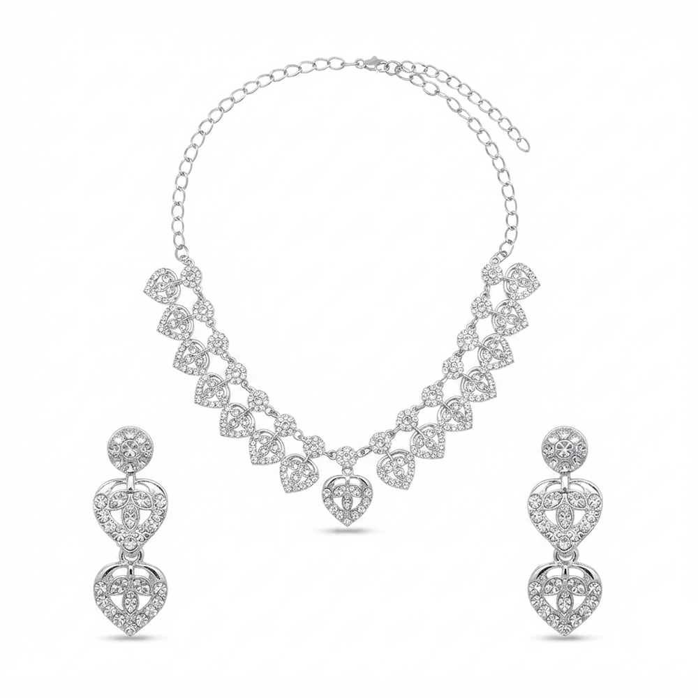 The99Jewel Designer Austrian Stone Statement Necklace Set