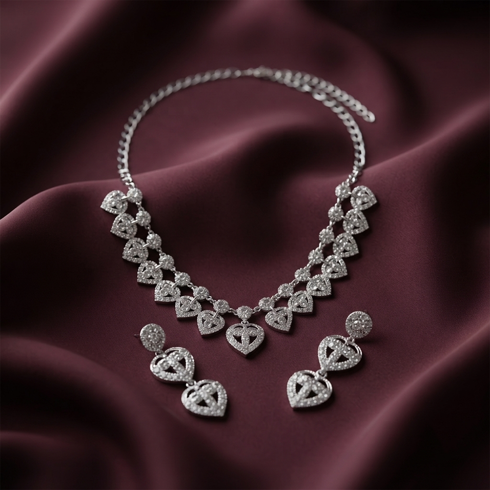The99Jewel Designer Austrian Stone Statement Necklace Set