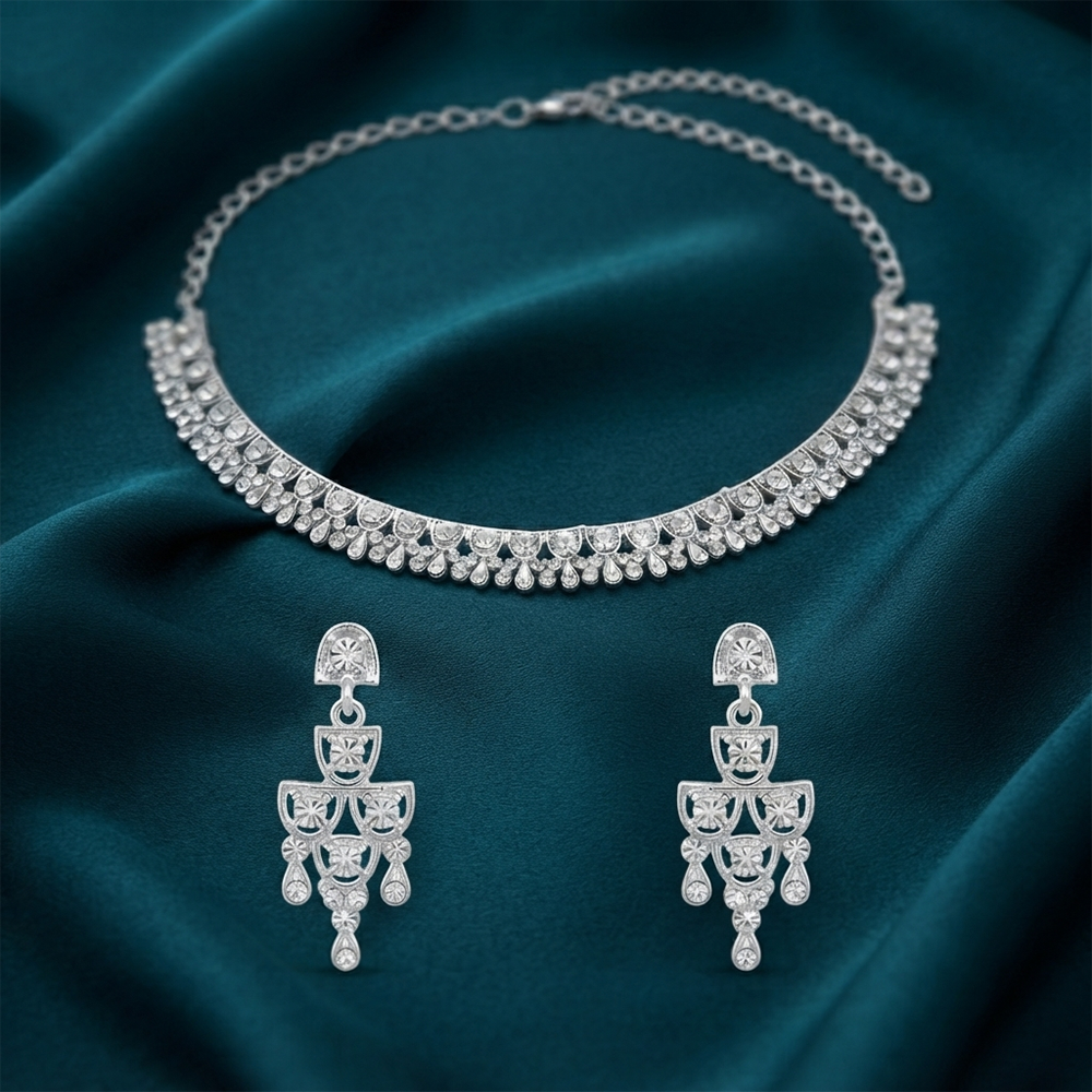 The99Jewel Designer Austrian Stone Statement Necklace Set